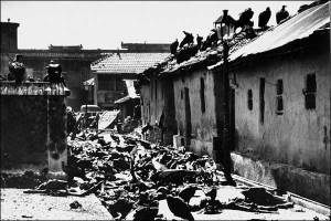 Bloody Partition of India BBC Picture The street was short and narrow. Lying like the garbage across the street and in its open gutters were bodies of the dead